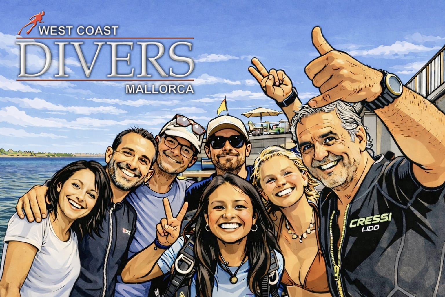 Team West Coast Divers Mallorca