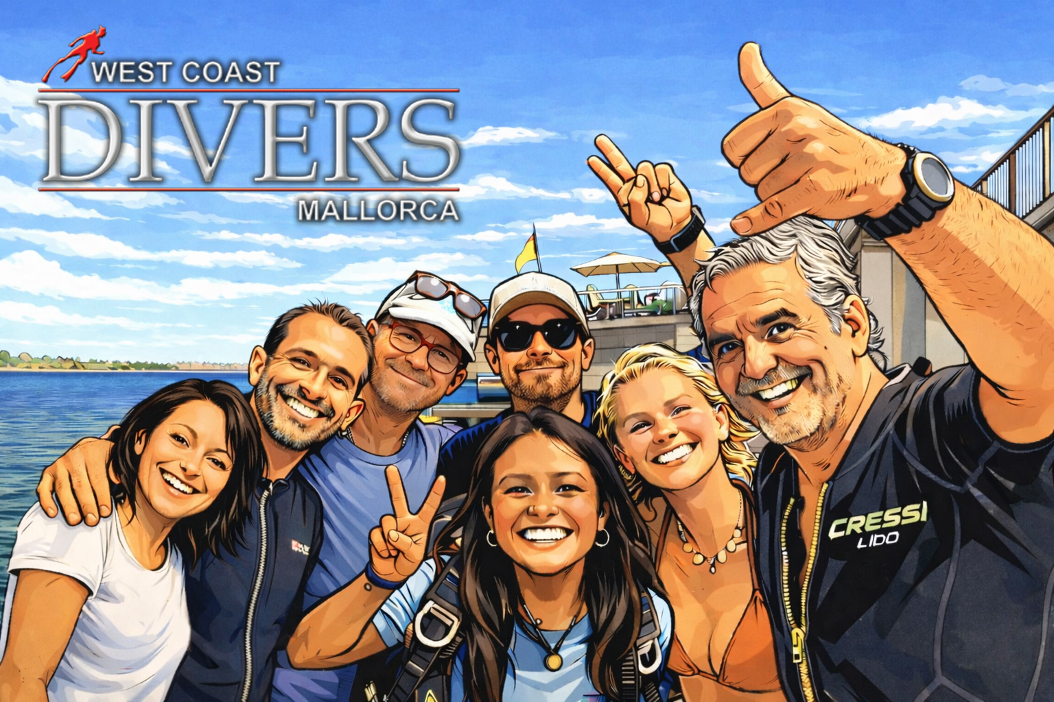 Team West Coast Divers Mallorca